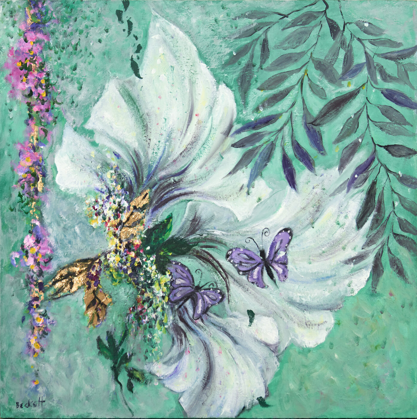 Jubilate III — Oils on canvas by Sarah Beckett