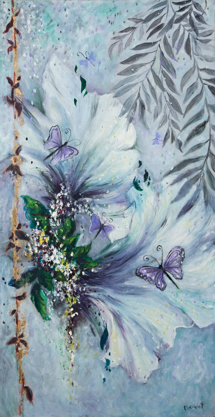 Rejoice I — Oils on canvas by Sarah Beckett