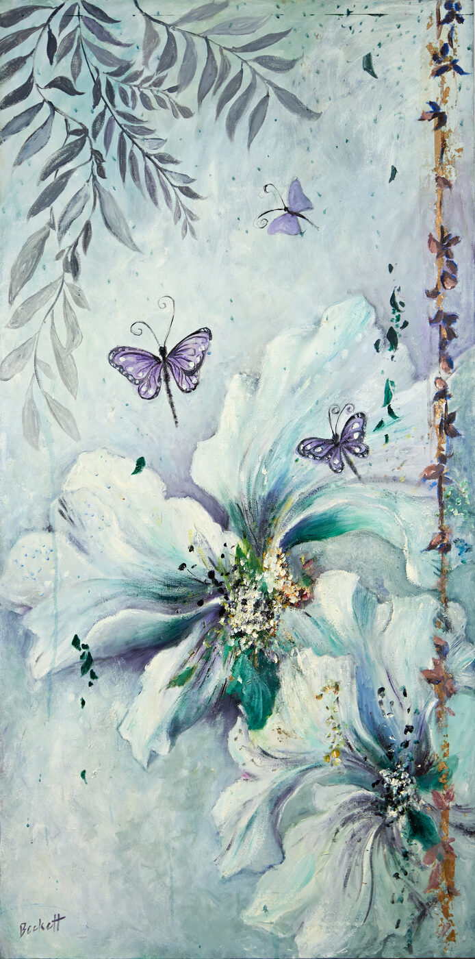 Rejoice II — Oils on canvas by Sarah Beckett