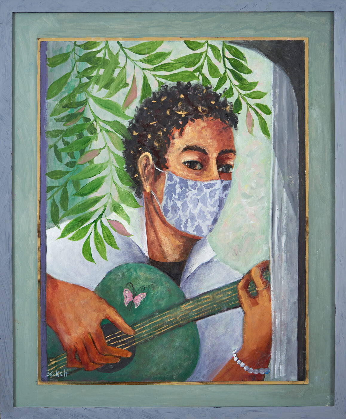 Sweet Soca Man — Oils on board by Sarah Beckett