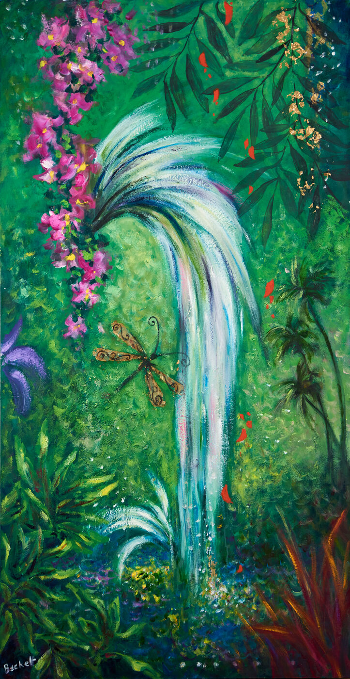Water Music I — Oils on canvas by Sarah Beckett